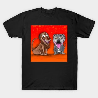 Dogs Caricature T-Shirt